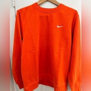 Orange Nike Crewneck Sweater